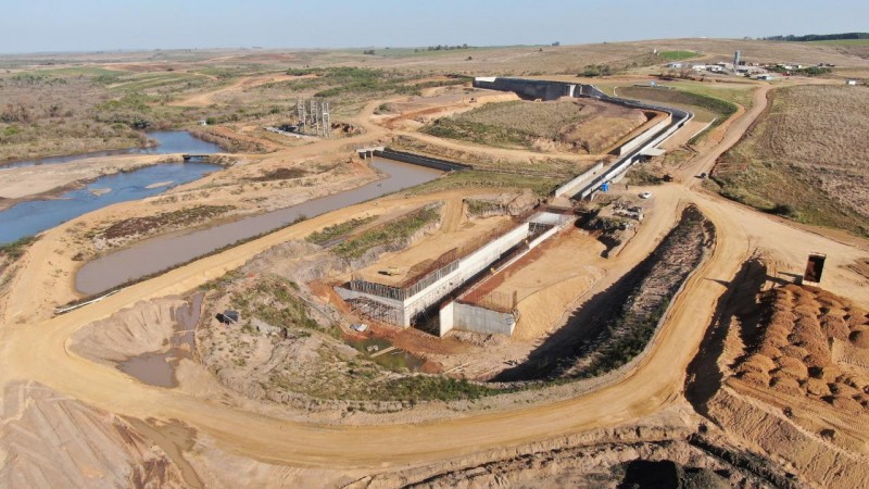 Previsão é que primeira fase da Barragem Jaguari seja concluída ainda em 2021