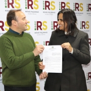 Assinatura dos convênios ocorreu entre o secretário Volnei Minozzo e os prefeitos municipais (18)